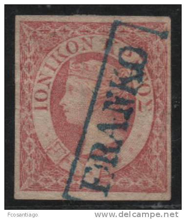 GRECIA 1859 (IONIENNES) - Yvert #3 - VFU - Ionische Eilanden