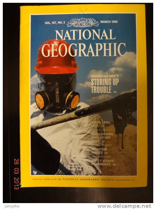 National Geographic Magazine March 1985 - Wissenschaften