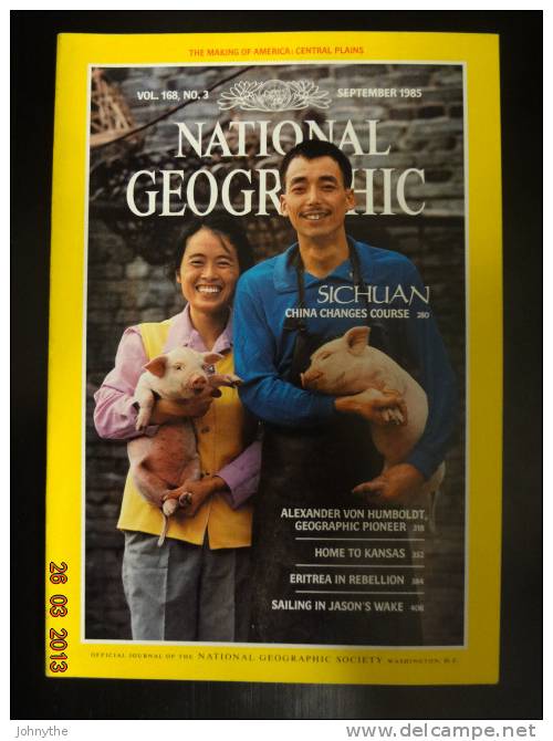 National Geographic Magazine September 1985 - Scienze