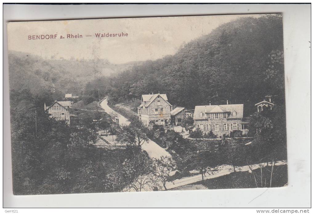 5413 BENDORF, Waldesruhe 1911 - Bendorf