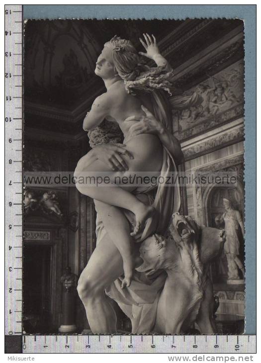 S1726 ARTE PLUTONE RAPISCE PROSERPINA OPERA DI GIAN LORENZO BERNINI DA NAPOLI ROMA MUSEO BORGHESE VG - Sculptures