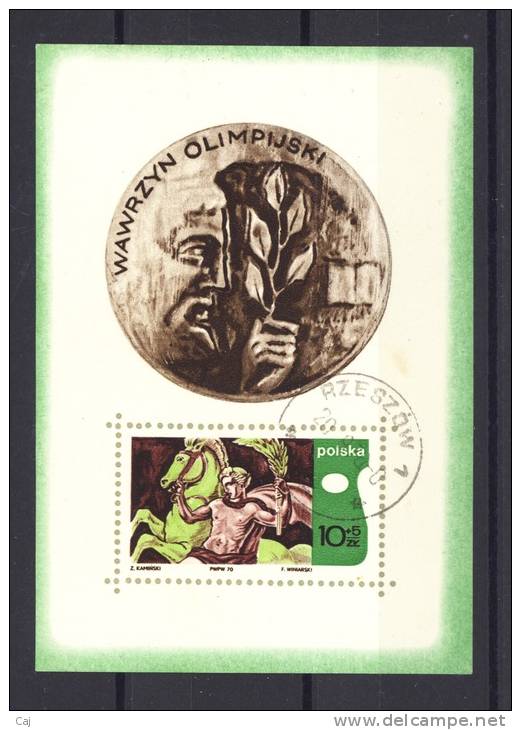 Pologne  -  Blocs  -  1970  :  Yv  47  (o) - Blocks & Sheetlets & Panes