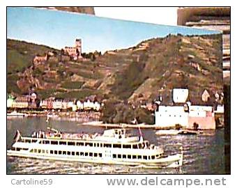 GERMANY KAUB  Am Rhein NAVE SHIP FERRY  THEODOR HEUSS  N1980   EE14167 - Kaub