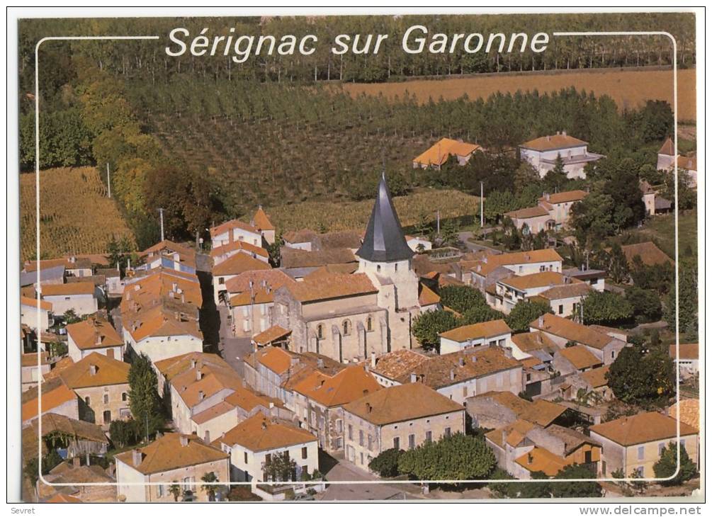 SERIGNAC SUR GARONNE. - Vue Aérienne .   CPM - Altri & Non Classificati