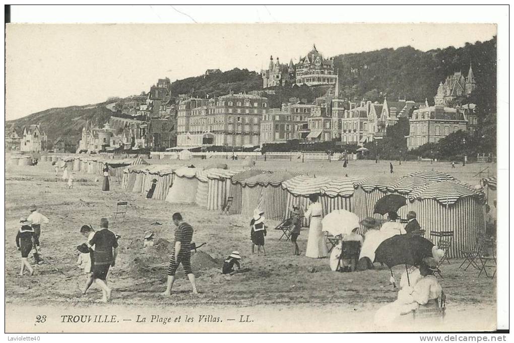 14 - CALVADOS - TROUVILLE - La Plage - L'Heure Du Bain - Trouville