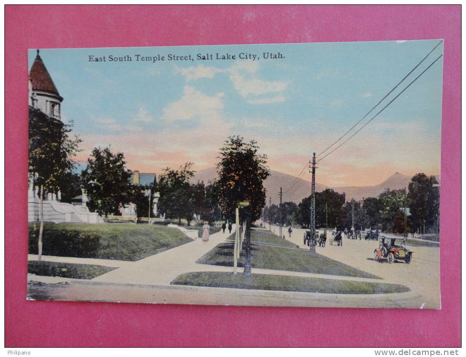 Utah > Salt Lake City --  Temple Street    Ca 1910                Vvv   Ref  881 - Salt Lake City