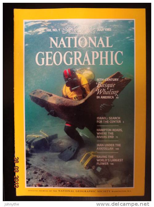 National Geographic Magazine July 1985 - Ciencias