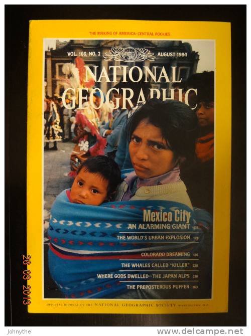 National Geographic Magazine August 1984 - Scienze