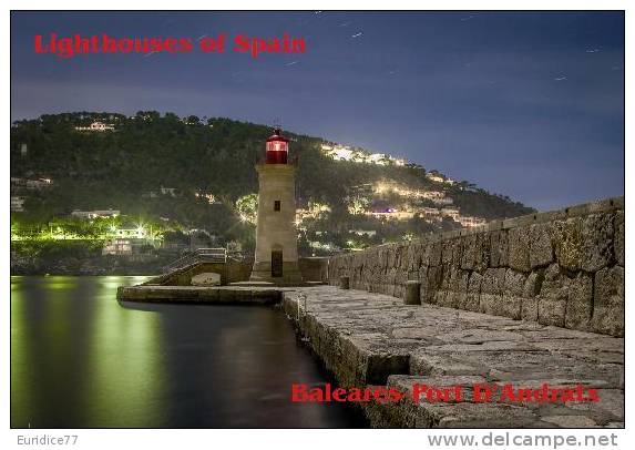 Lighthouses Of Baleares (Spain) - Port D'Andratx CARTEL-POSTER Size:45x32 Cm. Aprox. - Faros