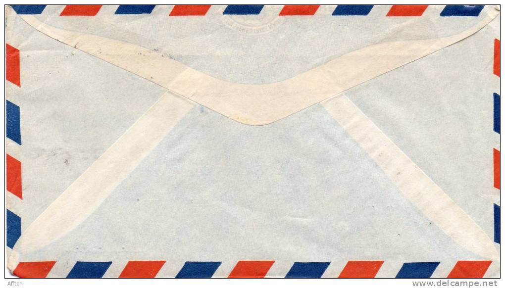 Hong Kong 1947 Cover Mailed To USA - Cartas & Documentos