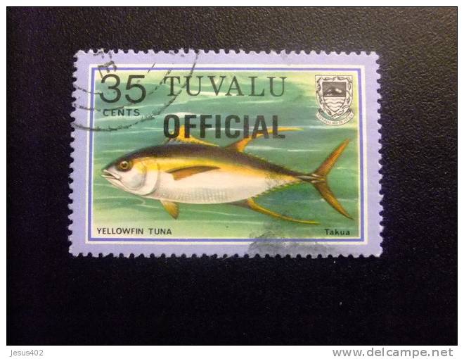 TUVALU 1981 SELLOS DE SERVICIO  Yvert &Tellier Nº 9 / 14 º  SG Nº   FU - Tuvalu