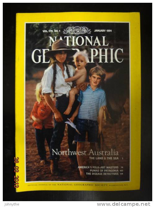 National Geographic Magazine January 1991 - Scienze