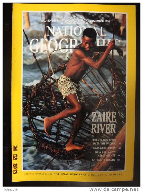 National Geographic Magazine November 1991 - Ciencias