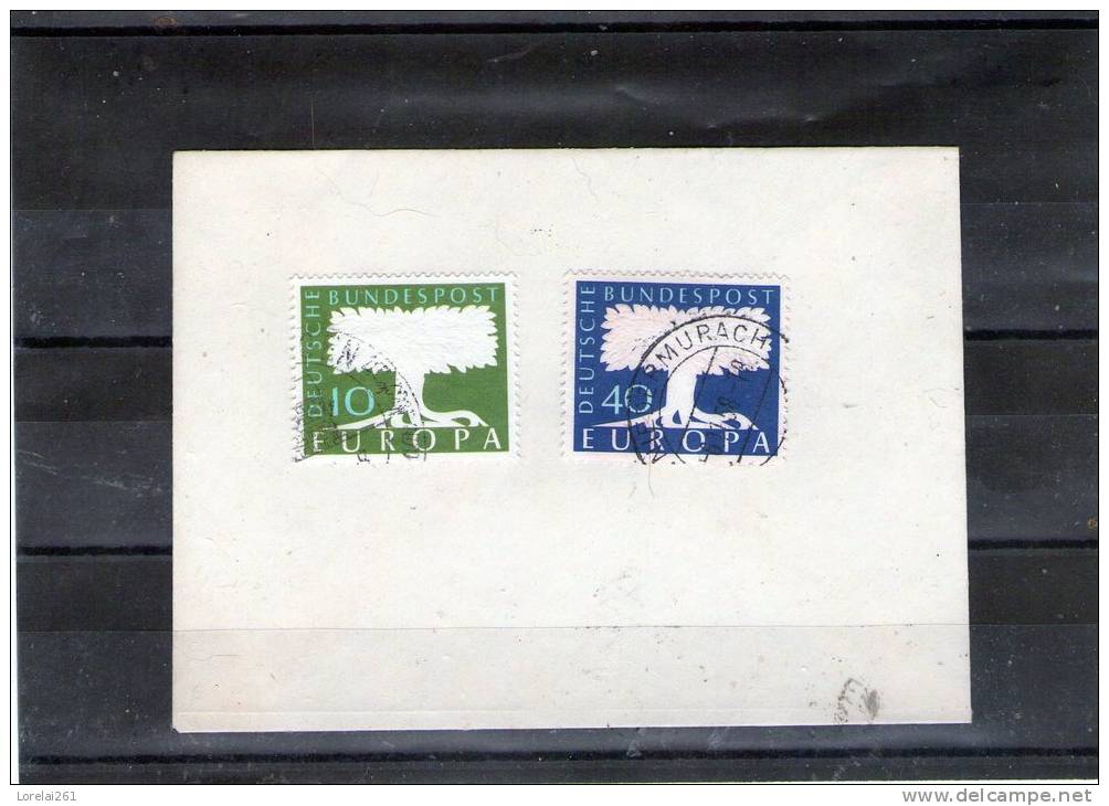 1957- EUROPA-CEPT / BRD  Y&T No 140/141 - 1957