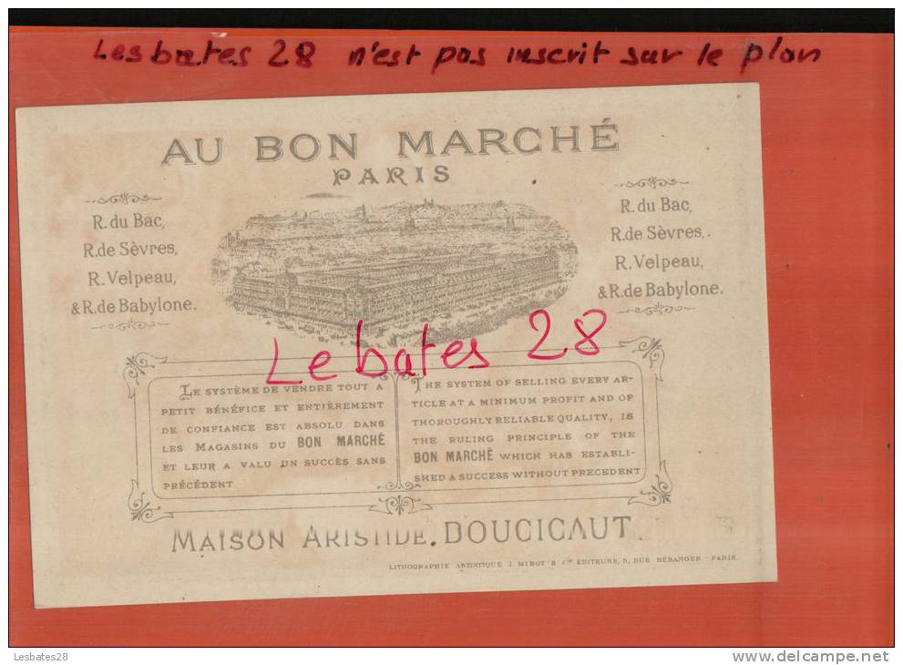 AU BON MARCHE, MAISON, ARISTIDE BOUCICAUT,  LA CHASSE AU SERPENR  NOIR,   Mars 2013  - 1105 - Au Bon Marché