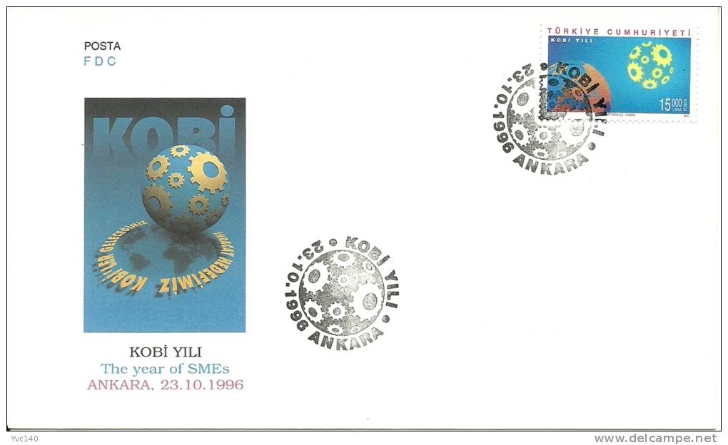 Turkey ; FDC 1996 Year Of SME´s - FDC