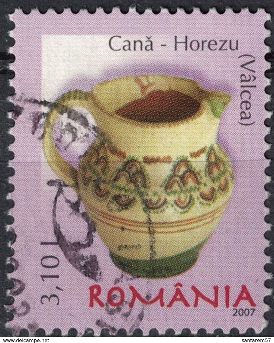 ROUMANIE Oblitération Ronde Used Stamp Poterie Horezu Valcea 2007 WNS RO092.07 - Gebraucht