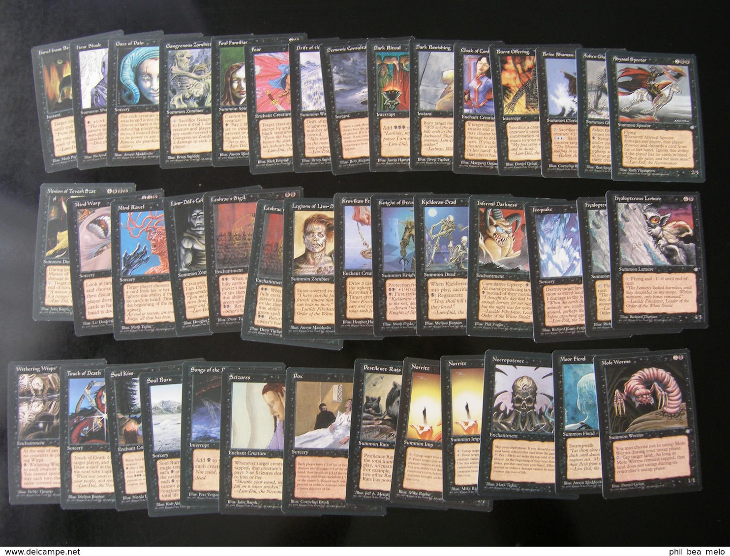 CARTE MAGIC THE GATHERING - ERE GLACIAIRE / ICE AGE - LOT 260 CARTES EN ANGLAIS - VOIR PHOTOS ET DESCRIPTION