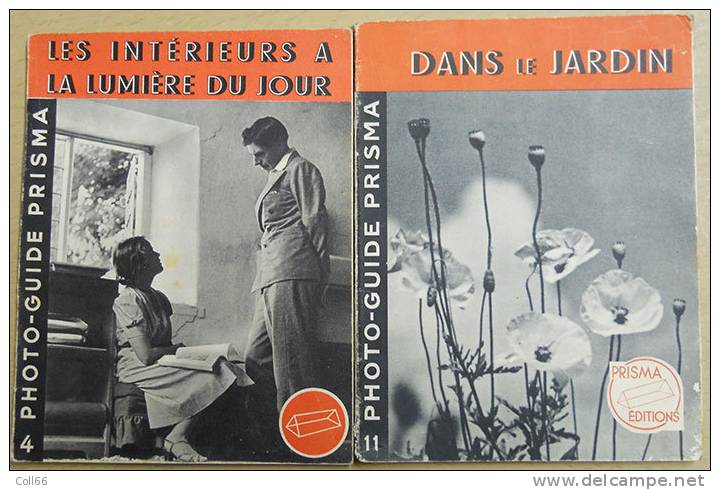1951 à 1953 Lot 2 Brochures Photo-Guide,N°4 EtN°11dans Le Jardin,les Interieurs à La Lumière Du Jour éditeur PRISMA - Wholesale, Bulk Lots