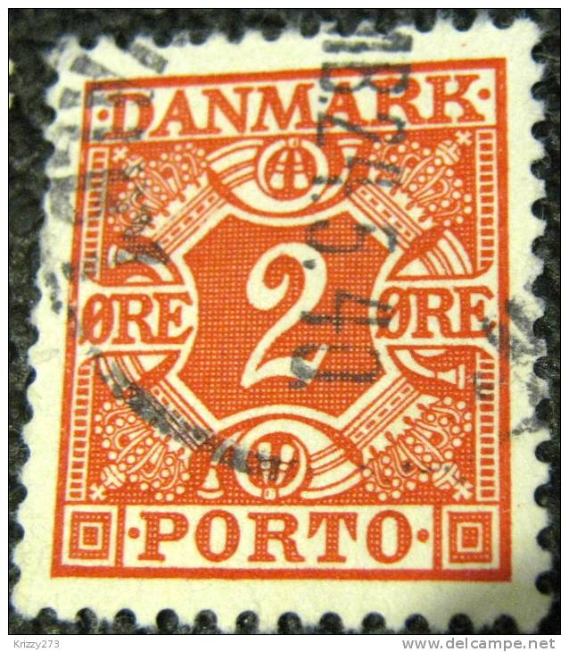 Denmark 1934 Postage Due 2ore - Used - Segnatasse