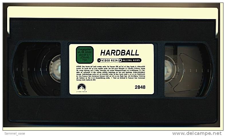 VHS Video  ,  Hardball  - Baseball  -  Drama  -  Von 2000 - Sports