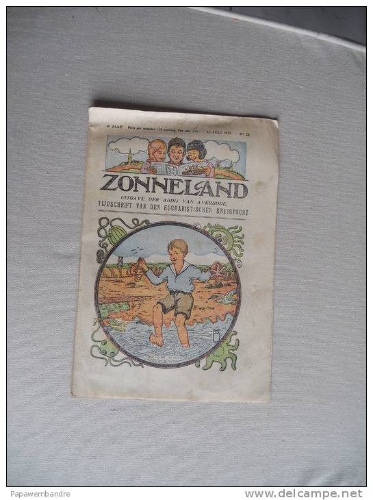 Zonneland 12/07/1925 Nummer 28: Colette May, Emiel Van Hemeldonck, El Solitario - Andere & Zonder Classificatie