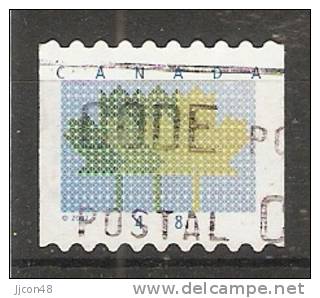 Canada  2002  Maple Leaf  (o) - Coil Stamps