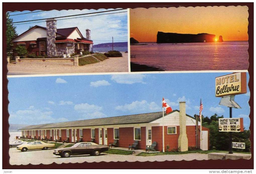 Cpsm Du Canada Quebec Percé Hôtel Bellevue    2LIO11 - Percé