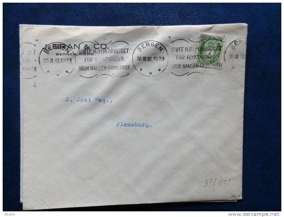 33/971     LETTER  1938 - Covers & Documents