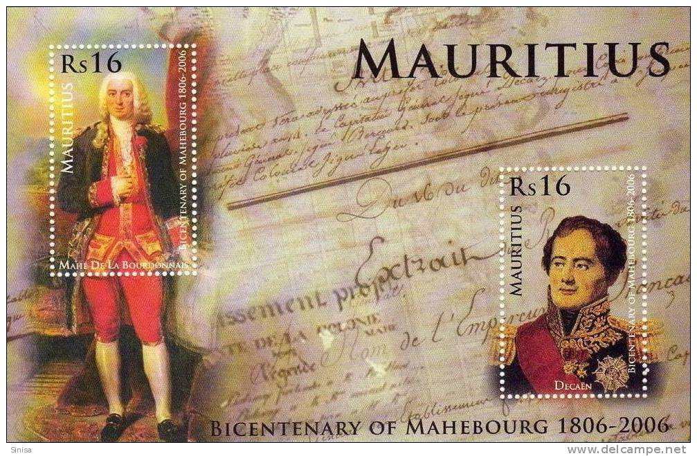 Mauritius / Bicentenary Of Mahebourg 1806-2006 - Mauricio (1968-...)