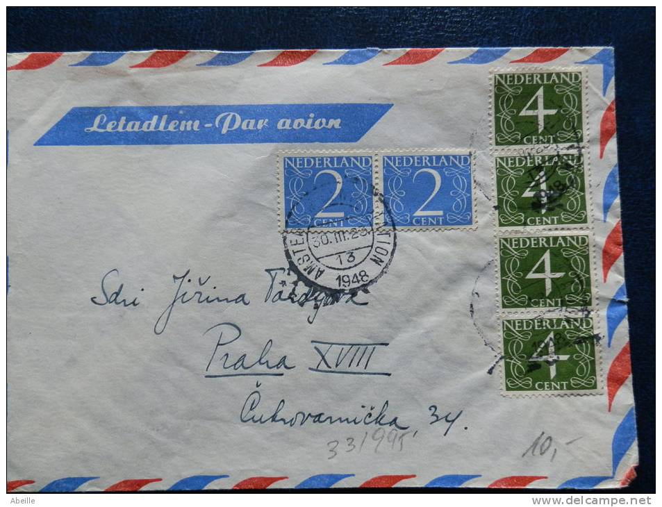 33/995   BRIEF   NAAR  PRAAG  1948 - Covers & Documents