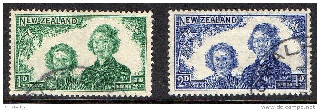 New Zealand 1944 Health - Princesses Used - - Used Stamps