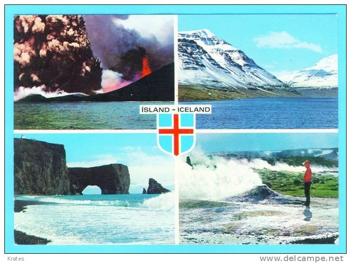 Postcard - Island, Iceland    (V 17376) - Iceland