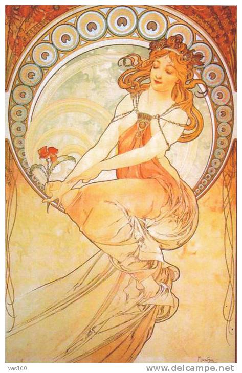 A.M. MUCHA,PAINTURE, POSTCARD UNUSED - Mucha, Alphonse