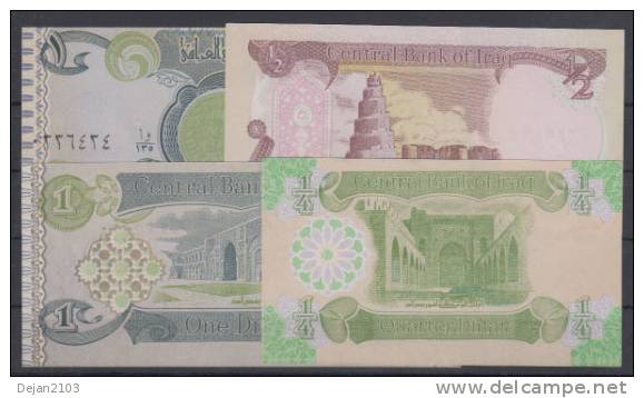 Iraq Paper Money 4 Bills - Irak