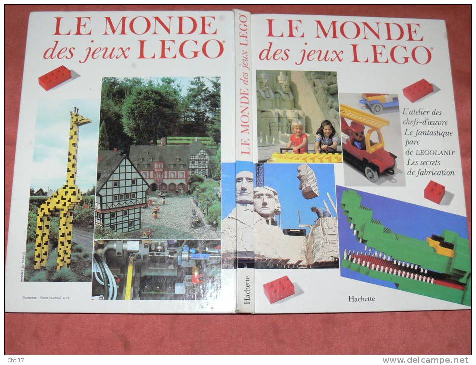 LEGO LE MONDE DES JEUX LEGO / CHEFS D OEUVRES / PARC LEGOLAND / USINE DE FABRICATION /EDIT HACHETTE 1980 - Lego System