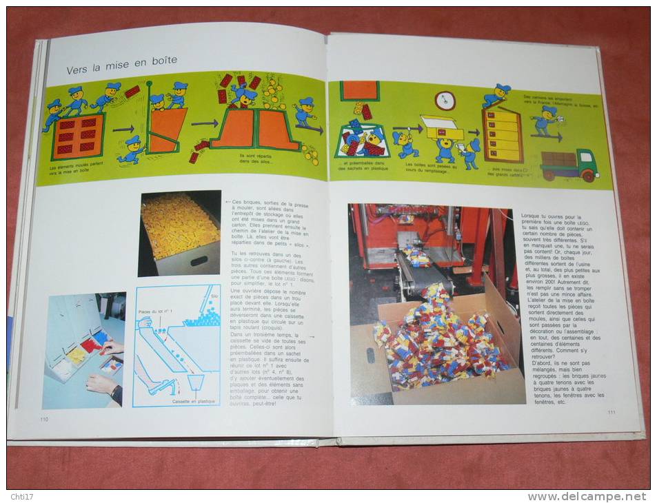 LEGO LE MONDE DES JEUX LEGO / CHEFS D OEUVRES / PARC LEGOLAND / USINE DE FABRICATION /EDIT HACHETTE 1980