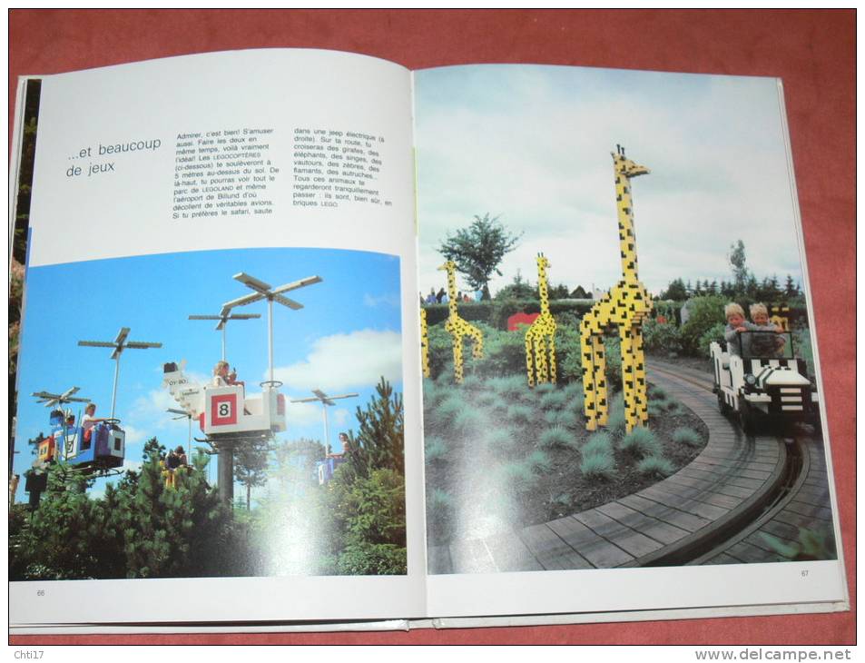 LEGO LE MONDE DES JEUX LEGO / CHEFS D OEUVRES / PARC LEGOLAND / USINE DE FABRICATION /EDIT HACHETTE 1980