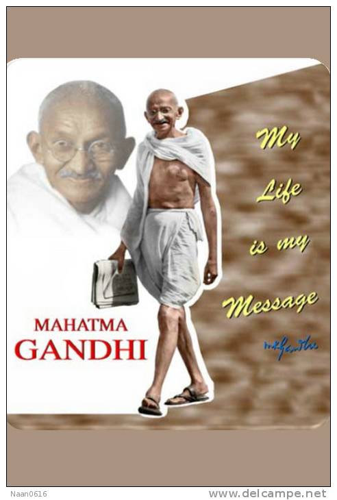 (N46-065 )   Mahatma Gandhi  , Postal Stationery-Entier Postal-Ganzsache-Postwaar Destuk - Mahatma Gandhi