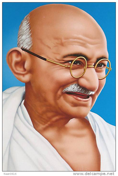 (N46-086 )   Mahatma Gandhi  , Postal Stationery-Entier Postal-Ganzsache-Postwaar Destuk - Mahatma Gandhi