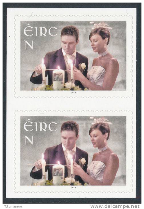 IRELAND/Irland/Eire 2013 Weddings Adhesive Pair** - Ongebruikt