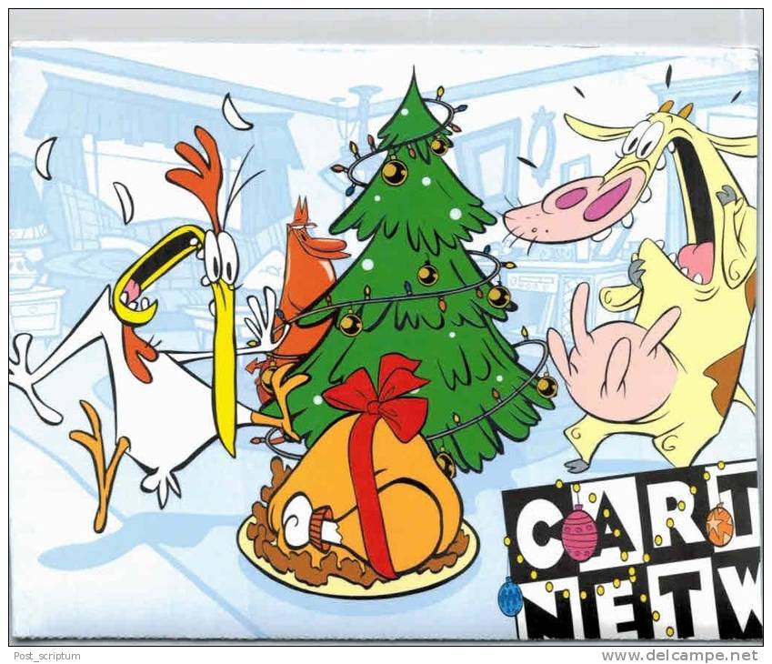 Thème - Télé - Cartoon Network - Scooby Doo - 2 Cartes De Dimenstion 12*17 Cm - TV Series