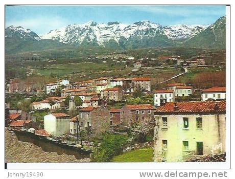 871 - CALACUCCIA - LE VILLAGE ET LA CHAINE DU MONTE CINTO - Autres & Non Classés