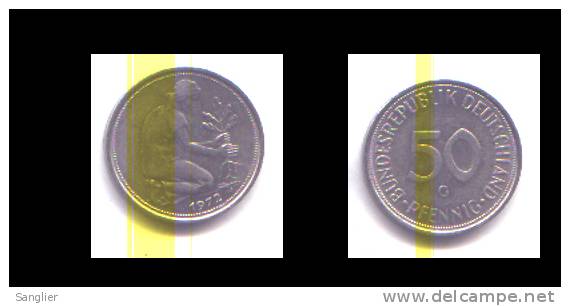 50 PFENNIG 1972 G - 50 Pfennig