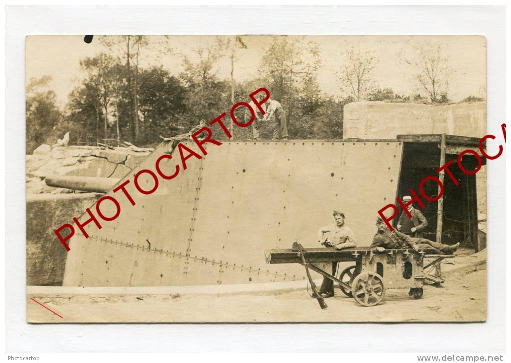 MOERE-CANON-ARTILLERIE-Gros CALIBRE-3 Cartes PHOTO-MILITARIA-TECHNIQUE-BELGIEN-BELGIQUE-Flandern- - Gistel