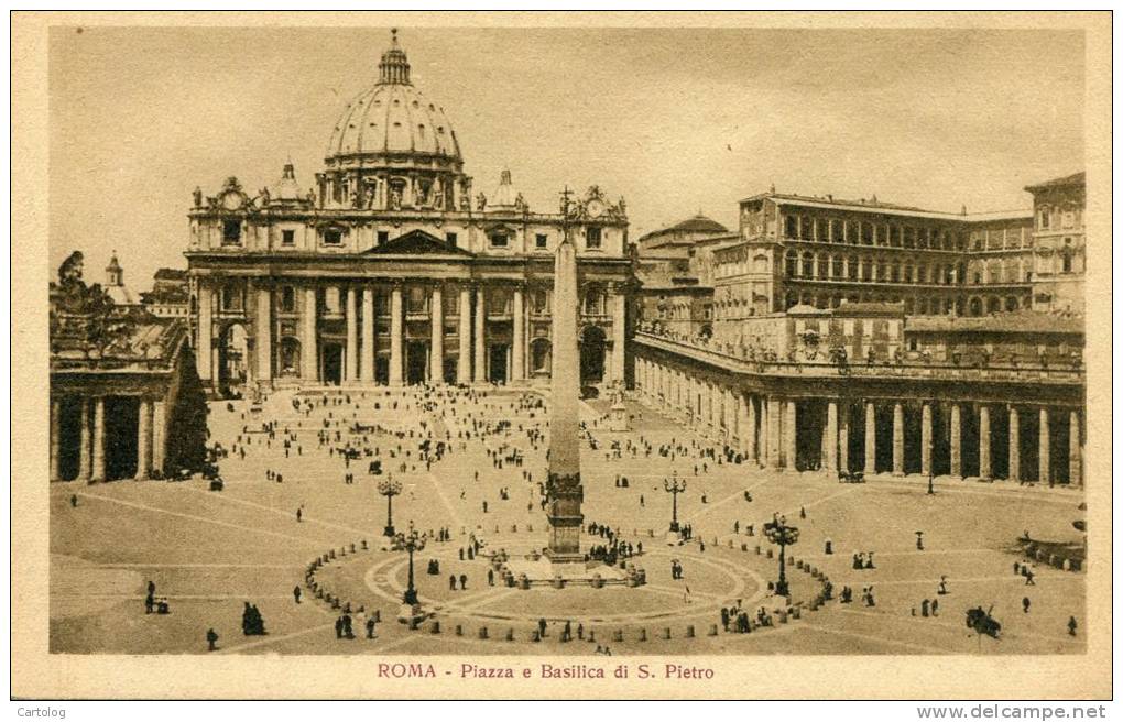 Roma - Piazza E Basilica Di S. Pietro - San Pietro