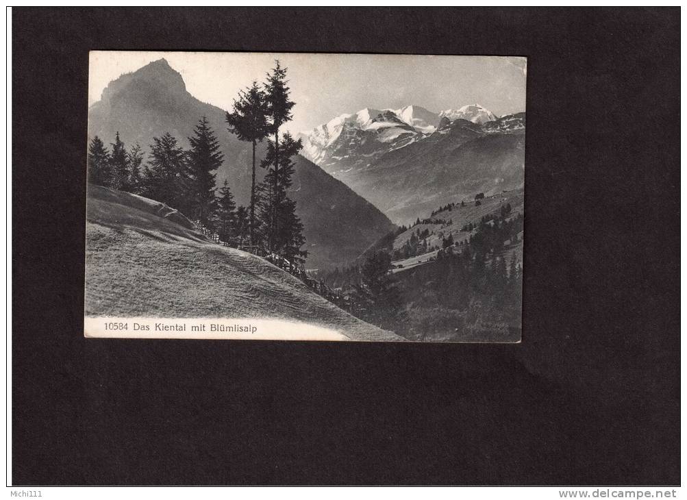 Ansichtskarte Von Kiental Mit Blümlisalp Von 1916 - Autres & Non Classés