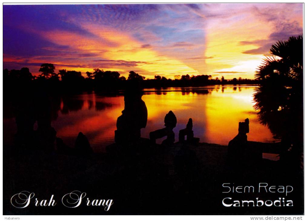 CAMBODIA - SRAH SRANG - ANGKOR THOM - SIEM REAP - PERFECT MINT QUALITY - Cambodia