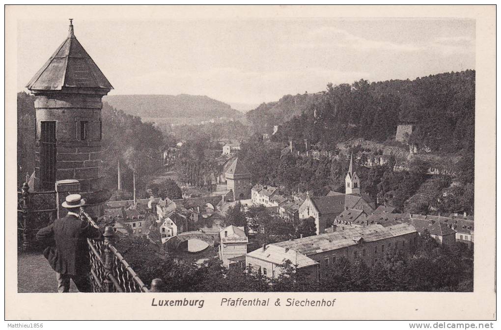 CPA LUXEMBOURG - Pfaffenthal Und Siechenhof (A25, Ww1, Wk1) - Luxembourg - Ville