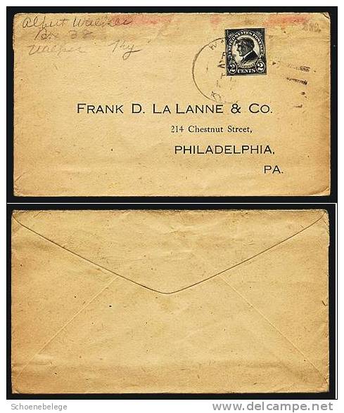 A1752) US Commercial Cover With Scott #611 To Philadelphia 1924 (?) - Briefe U. Dokumente